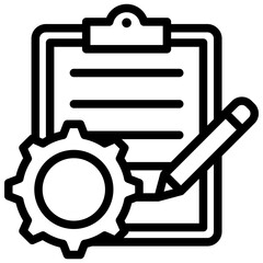 Description Outline Icon