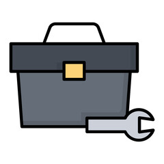 Tool Box Colored Outline Icon