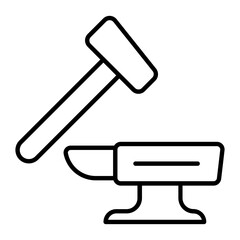 Mortar And Pestle Outline Icon