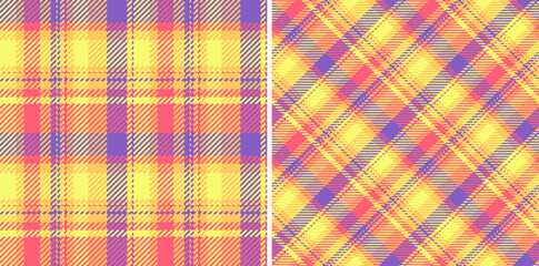 Fabric textile check of vector tartan seamless with a background plaid texture pattern.