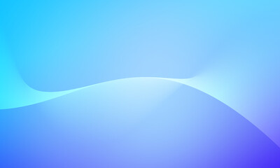 abstract blue curves waves smooth gradient background