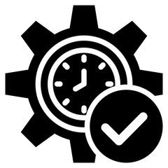 Real Time Glyph Icon