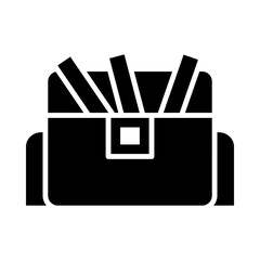 Kleptomania Glyph Icon Design