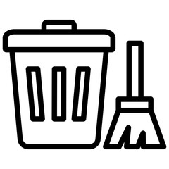 Cleaning Outline Icon