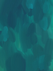 Dark green teal brush stroke abstract background. Deep color of hand painted brushstrokes oil texture
- 660395957