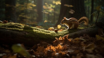 Obraz premium 다람쥐