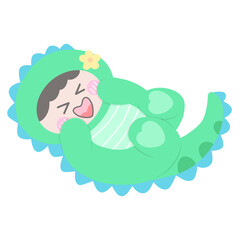 baby child dinosaur, Laugh