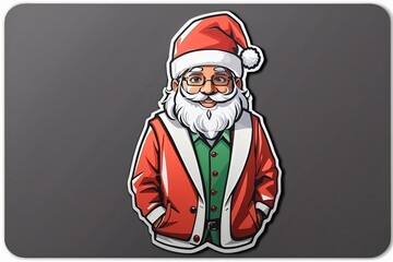 santa claus with a bag