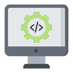 IT Engineering Flat Icon