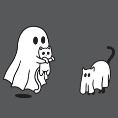 halloween ghost cartoon