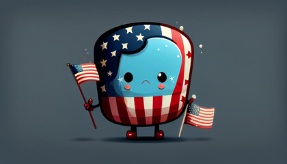 Usa Flag Character