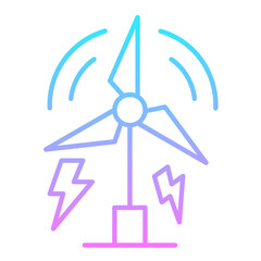 Energy Systems Gradient Icon