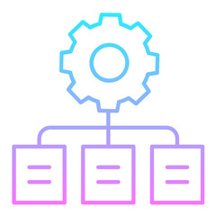 Network Gradient Icon