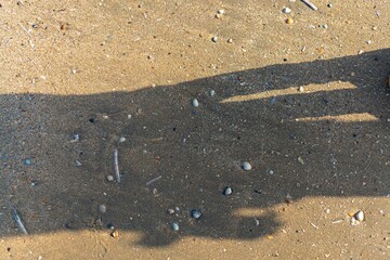 Sand Texture Beach. Natural sand texture pattern