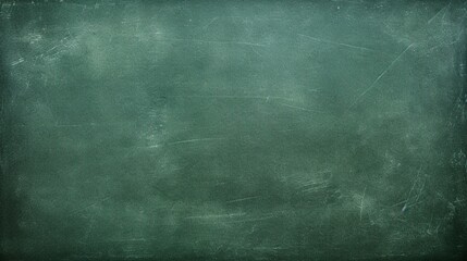 Abstract texture of chalk rubbed out on green blackboard or chalkboard background. School education, dark wall backdrop or learning concept. - obrazy, fototapety, plakaty