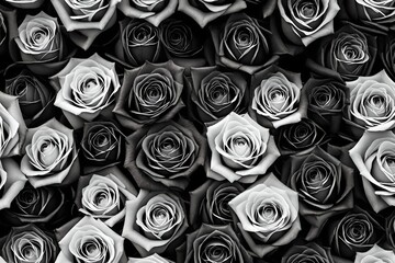 small red black pink blue and white roses full frame background also used in decoration and cards 