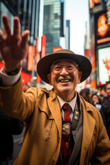 Obraz premium Japaner in New York