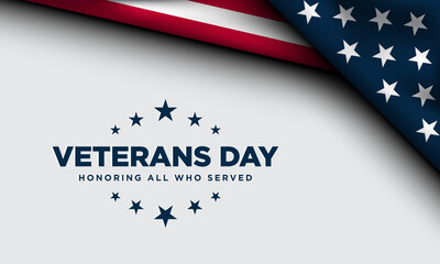 Veterans Day Background Design.