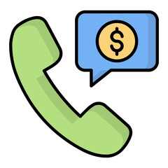 Cumtomer Service Colored Outline Icon