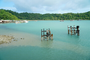 seaside village at Bang Bao port ,Koh Chang Thailand