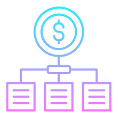 Cost Gradient Icon