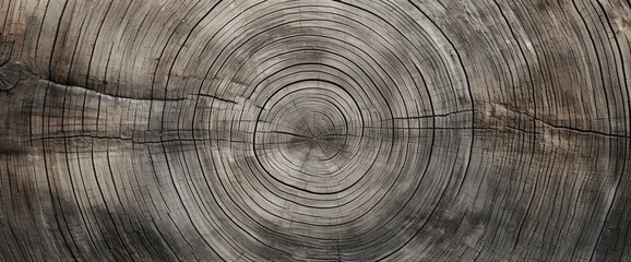 A tree trunk with a captivating circular pattern