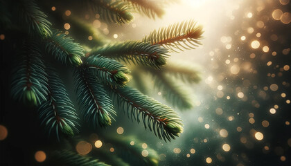 Fototapeta na wymiar 素材　クリスマスツリー背景