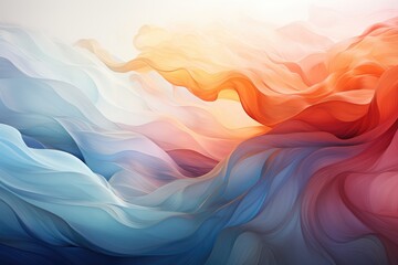 Obraz premium Colorful abstract waves background