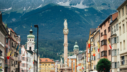 Innsbruck Austria city view old town - 660434942