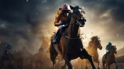Poster Dive into the thrilling world of horse racing and witness the future of sporting excellence.  © hamad