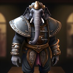 Character Portrait Elephant General 