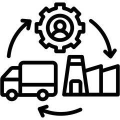 Supply Chain Icon