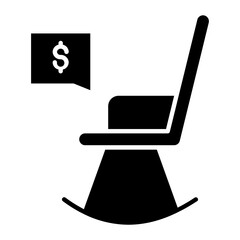 Pensions Glyph Icon
