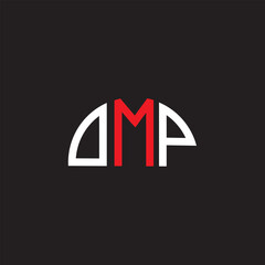 DMP letter logo design