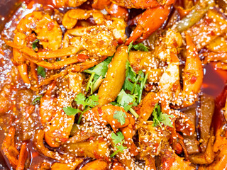 close up of Spicy Crab