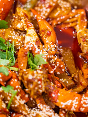 close up of Spicy Crab