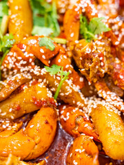 close up of Spicy Crab