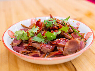 Braised duck gizzards