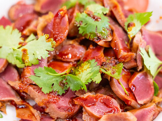 Braised duck gizzards