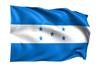  Honduras  Flag on transparent background