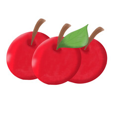 Red apples 