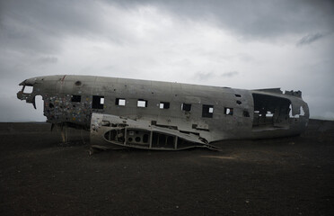 ICONIC DC 3 plane wreckage in Iceland
