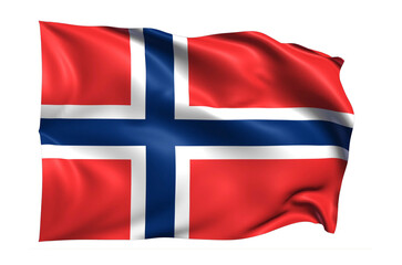  Norway Flag on transparent background