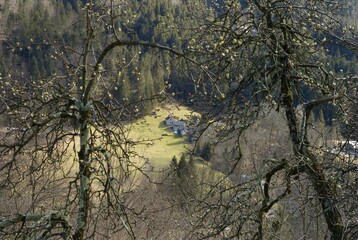Village in the mountains