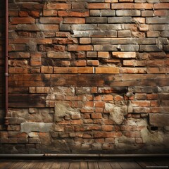   brown brick wall background , classic