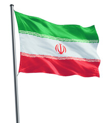 The National flag of Iran