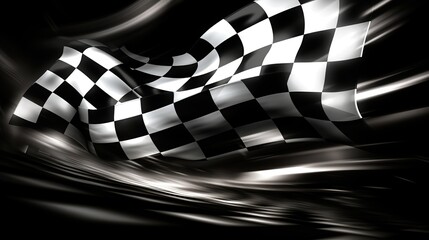 Checkered racing flag