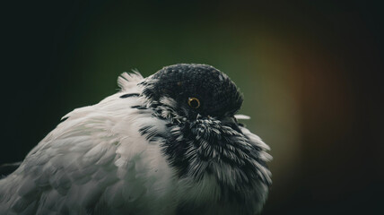 Pigeon on the balcony
