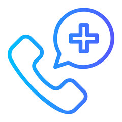 Obraz premium medicine gradient icon