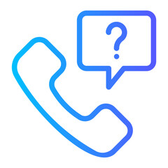 question mark gradient icon